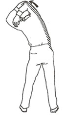 side stretches- arm