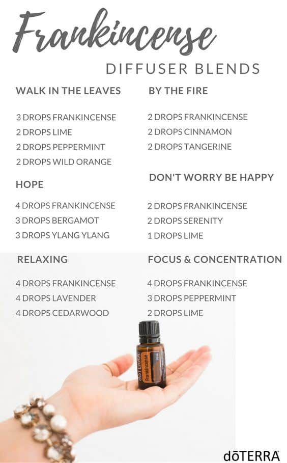 frankincense essential oil blends